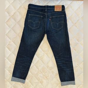 Levi’s 508 tapered leg jeans.